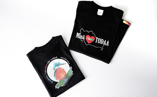 〈ふるさと納税限定デザイン〉戸田のニューシンボル!カワセミTシャツ  Lサイズ【戸田市】【1382406】