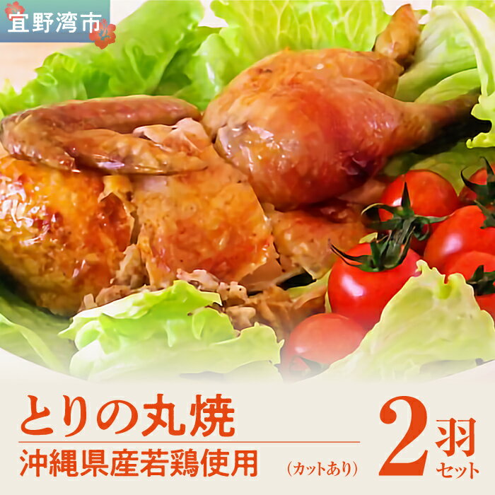 【ふるさと納税】とりの丸焼 こけこっこハウス (カット) 2個セット | 沖縄県産 鶏肉 丸焼き ローストチキン ギフト クリスマス お祝い パーティ 冷凍 沖縄土産 送料無料 沖縄県 宜野湾市