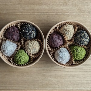 冷凍 玄米おはぎ 5個×2セット（ 玄米 おはぎ 10個 冷凍 和菓子 生菓子 菓子 きなこ ごま ココナッツ 抹茶 粒あん つぶあん 詰め合わせ おやつ スイーツ ギフト 贈答 甘味 手作り ぼたも