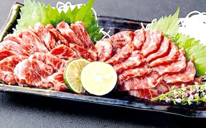 熊本 馬刺し 霜降り (中トロ) 計約500g(約50g×10個) 馬刺し[AYAN034]