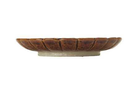 【瀬戸焼】5.0菊花丸取皿 古瀬戸 2枚セット 【ヤマハツクリタ株式会社】 / 食器 和食器 丸皿 / 瀬戸市[BBDV019]