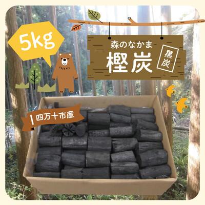 ふるさと納税 四万十市 【数量限定】四万十市産　森のなかまの樫炭(黒炭)約5kg R5-506