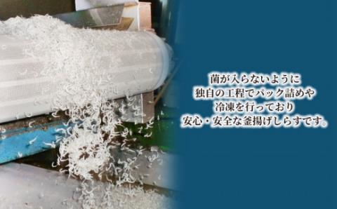 釜揚げしらす 80g × 10袋 計 800 g 時栄水産 冷凍 小分け 魚 さかな しらす ちりめん しらす丼 おつまみ 加工品 高級 産地直送 数量限定 国産 愛媛 宇和島 D010-174001
