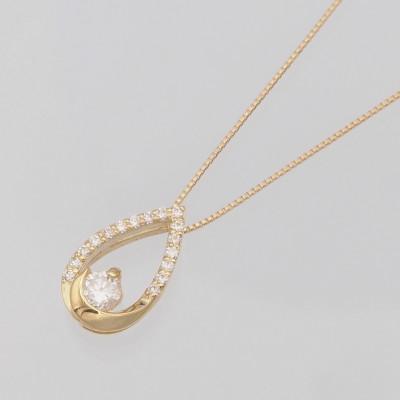 ふるさと納税 昭和町 K18 0.3ctUP ダイヤモンド ペンダントネックレス HH-019757 |  | 01