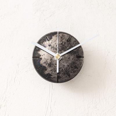 ふるさと納税 戸田市 ちいさな掛け時計「夜空」/MYSTIC WORKS/φ9cm/ひかりを楽しむ掛け時計/創業100年
