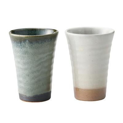 ふるさと納税 土岐市 【美濃焼】ゆらり カップ ペアセット