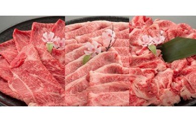 近江牛三種セット【1.5kg（肩バラ500ｇ、赤身スライス500ｇ、切り落とし500ｇ）】【AC04W】