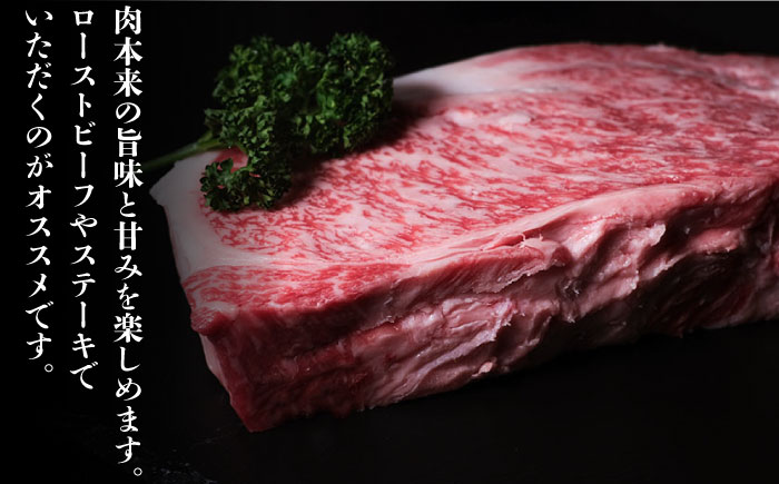 博多和牛 牛肉 ロース ブロック 500g ＜肉のくまもと屋＞ 那珂川市 [GBI017]