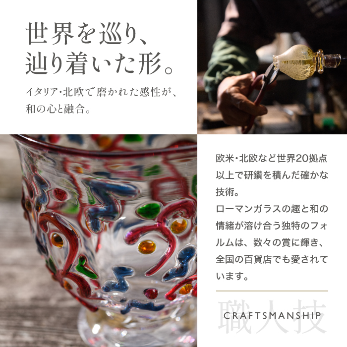 水玉片口盃セット(宮澤ガラス/IB095-007) 酒器 ぐい呑み 徳利 おちょこ 日本酒 調味料入れ ドレッシング