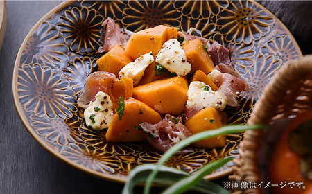 【波佐見焼】マリーゴールド　ボウルL アメ 2枚セット　食器 皿【翔芳窯】[FE466]