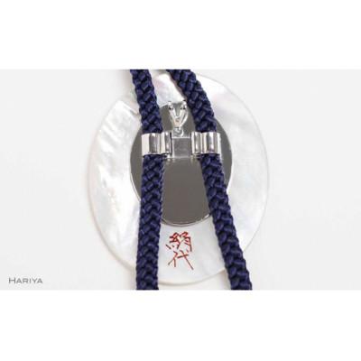 ふるさと納税 加賀市 森の中のふくろう蒔絵 白蝶貝ループタイ |  | 02