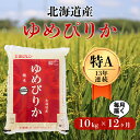 【ふるさと納税】【全12回定期便】〈令和6年度産新米〉毎月届く最高のお米「ゆめぴりか」10kg 《厚真町》【とまこまい広域農業協同組合】 米 コメ 白米 北海道 ブランド米 特A 定期便 北海道産[AXAB017]374000 374000円