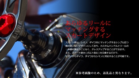 LIVRE リブレ Wing100（ダイワタイプ）（チタン×ブルー） F24N-884[AMBB039-7]