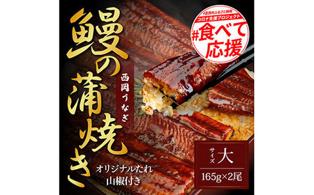 人気惣菜 本気の高知ブランド鰻「西岡うなぎ」～上（大サイズ）～うなぎの蒲焼き2尾セット（約330g）タレ・山椒付き｜ウナギ 国産 特産品 高知県産 土佐  蒲焼 焼きたて 丼 うな重 ひつまぶし うな丼
