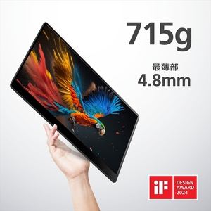 バッテリー内蔵15.6インチ有機ELポータブルタッチディスプレイモニター。ワイヤレス＆USB接続タイプ。RICOH Light Monitor 150BW【 モニター 神奈川県 海老名市 】
