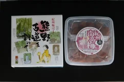 【贈答用】紀州南高梅 桃風味梅干 400g 化粧箱入【US19】