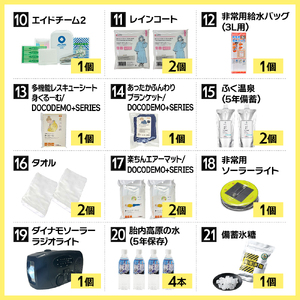 防災士監修 防災グッズ 充実 セット 2人用 32点 防水 多機能リュック 20L 携帯トイレ 簡易トイレ 清潔用品 ランタン 非常用持ち出し袋 防災 防災用品 避難グッズ 災害セット 非常用 避難 