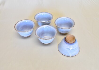 萩焼 姫萩むらさき番茶器