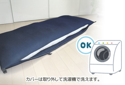ごろ寝マット　長座布団　メッシュ_ネイビー【G0590】