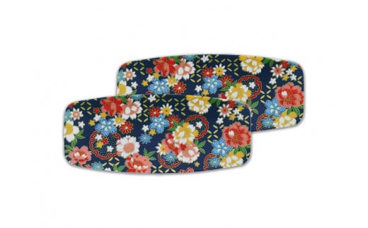 タツクラフト 友禅和紙おしぼりトレー 2枚セット 桜 牡丹紋