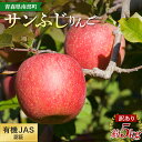 【ふるさと納税】 《訳あり》 有機JAS認証 サンふじ りんご 約5kg 【和楽堂りんご養生農苑】 青森りんご リンゴ 林檎 アップル 青森県 南部町 果物 くだもの フルーツ オーガニック 家庭用 F21U-287