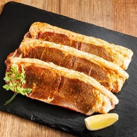 北海道産 牛肉 味付き スパイシービーフ(カレー味)100g×6枚_北海道産 牛肉 ビーフ カレー味 フライパン スパイシー カレー ジョイパックチキン 一人暮らし セット おかず 小分け 冷凍 肉 