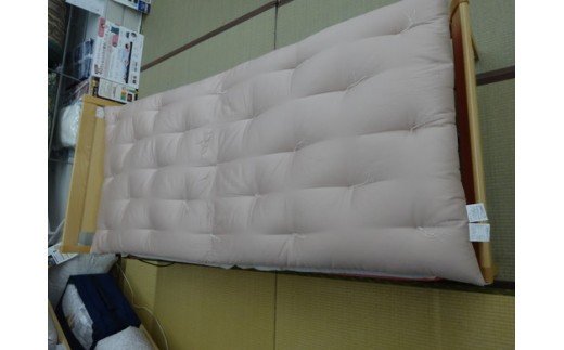 明治6年創業　ワタセ工場直売　コットンの王様エジプト綿入り敷ふとん（ピンク）【CW57U】