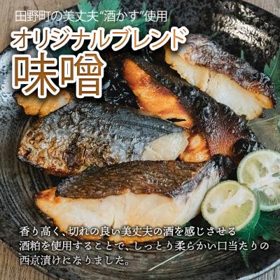 ふるさと納税 田野町 【四国一小さなまちの地酒・美丈夫酒粕使用】魚屋の西京漬け5種各4P+ランダム4P　計24P★骨なし★ |  | 02