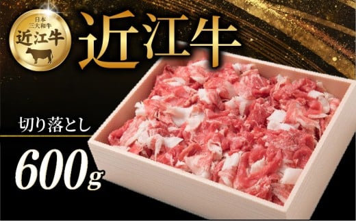 【近江牛】 切り落とし 600g 牛 牛肉 肉 和牛 黒毛和牛 国産 国産牛 切落し きりおとし 冷凍 ブランド牛 お歳暮 おすすめ ギフト 贈り物 人気 彦根 滋賀
