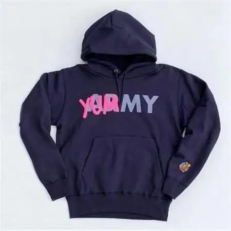 ”YUMMY”スウェットパーカー　男女兼用 Mサイズ/ネイビー【1451167】