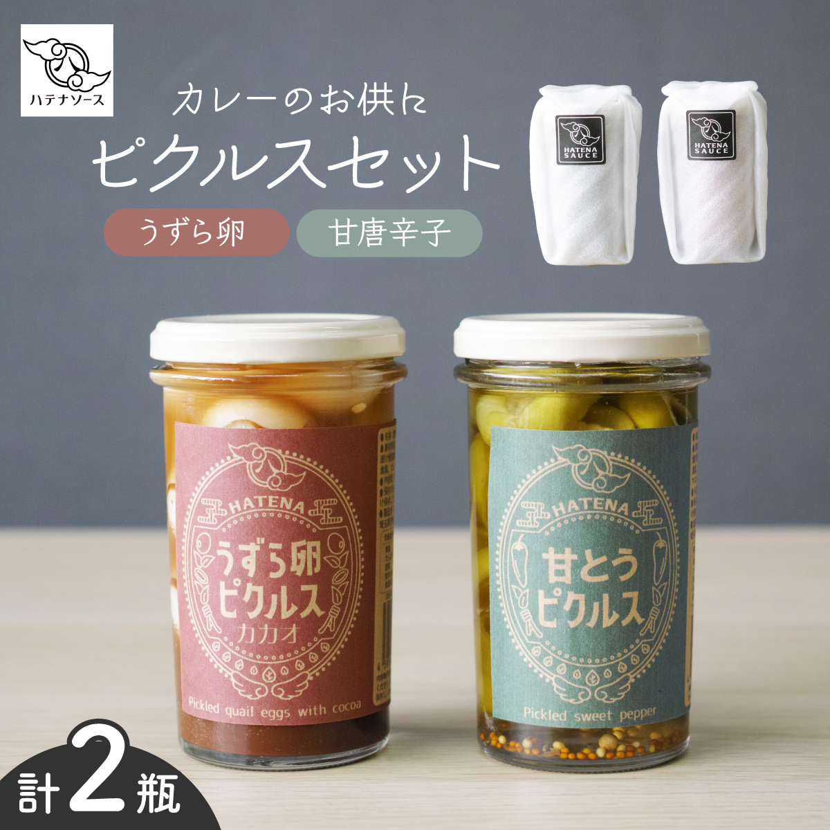 ピクルス 「カレーのお供に ピクルスセット」 ご自宅用 ハテナソース
