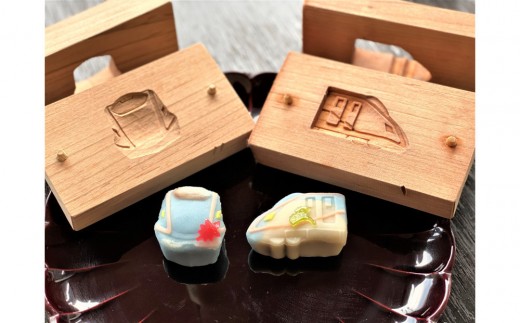 北陸新幹線W７系菓子木型で和菓子づくり＜体験プラン＞