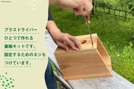 工作 鳥の巣箱キット 1セット 夏休み 自由研究 宿題