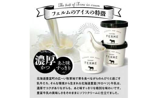 【2025年12月配送】とよとみ牛乳ソフトクリーム【120ml 3種類 計12個】