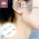 【ふるさと納税】 ピアス ジュエリー アクセサリー レディース ダイヤモンド 計0.04ct K18 イエローゴールド デフォルメスタッド ギフト プレゼント 保存用巾着付 鑑別書付 保証書付 k115-014