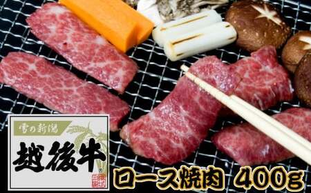 越後牛 ロース焼肉 計400g(200グラム×2) 冷凍 三国 | 越後牛 小千谷 新潟県産 ロース 焼肉