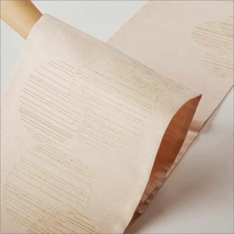 丹後の藤布　京袋帯「古代藤糸丸重文」　ピンク