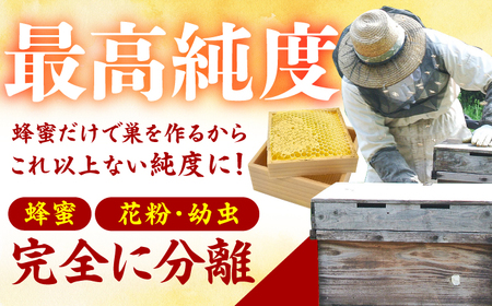 【50個限定/訳あり】国産巣みつ 約270-300g未満 / はちみつ 蜂蜜 スイーツ デザート [AFAI039]