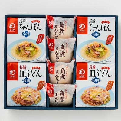 ふるさと納税 佐々町 【毎月定期便】【具材付き】長崎ちゃんぽん2食皿うどん2食・角煮まんじゅう4個詰合せ(佐々町)全12回