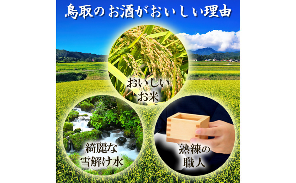 幻の酒米 強力(日本酒)鳥取の酒蔵飲み比べセット 720ml×2本