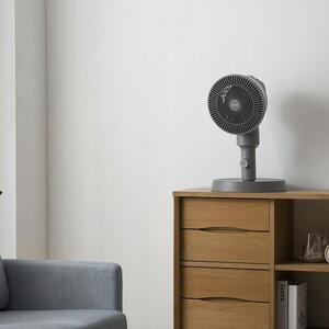 扇風機　サーキュレーター扇風機 ACスタンドファン メカ式STF-AC15EC-Hダークグレー