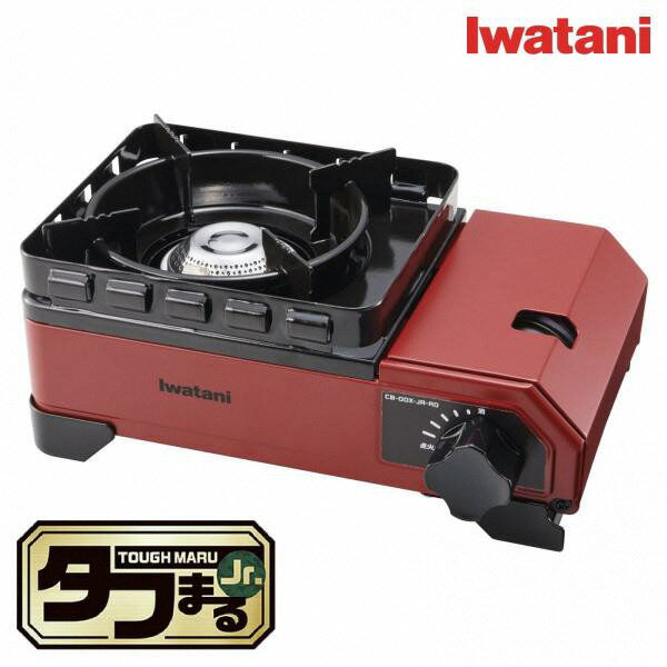 【ふるさと納税】イワタニ　カセットフー　タフまるジュニア　レッド　CB-ODX-JR-RD　アウトドア　キャンプ　コンロ　　【11100-0405】 [5785773]