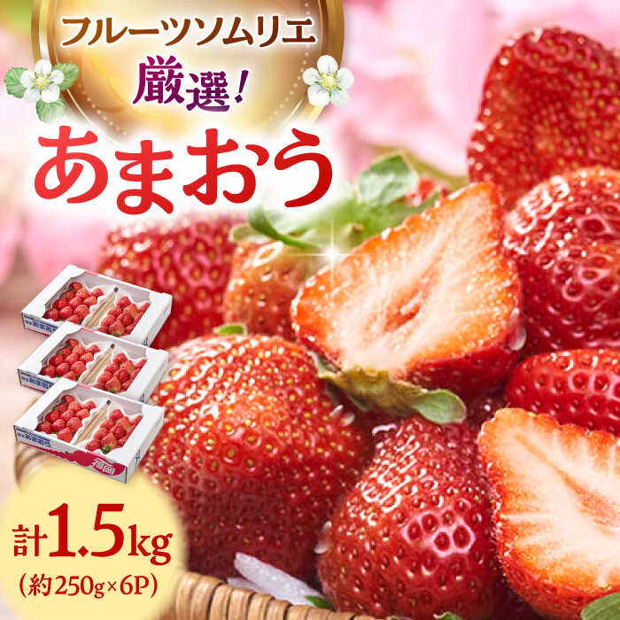 【ふるさと納税】【2026年2月上旬より発送】福岡産【春】 あまおう 6パック ▼ 福岡 あまおう イチゴ 苺 果物 フルーツ 桂川町/南国フルーツ株式会社[ADBW010]