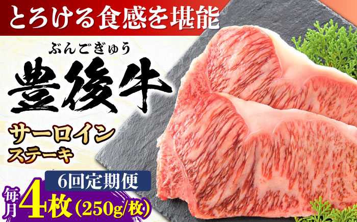 
                  【全6回定期便】おおいた豊後牛 サーロインステーキ 1kg (250g×4枚) 日田市 / 株式会社MEAT PLUS 牛肉 おおいた豊後牛 おおいた 豊後牛 黒毛和牛 サーロイン サーロインステーキ ステーキ 国産 和牛 [AREI060]
                