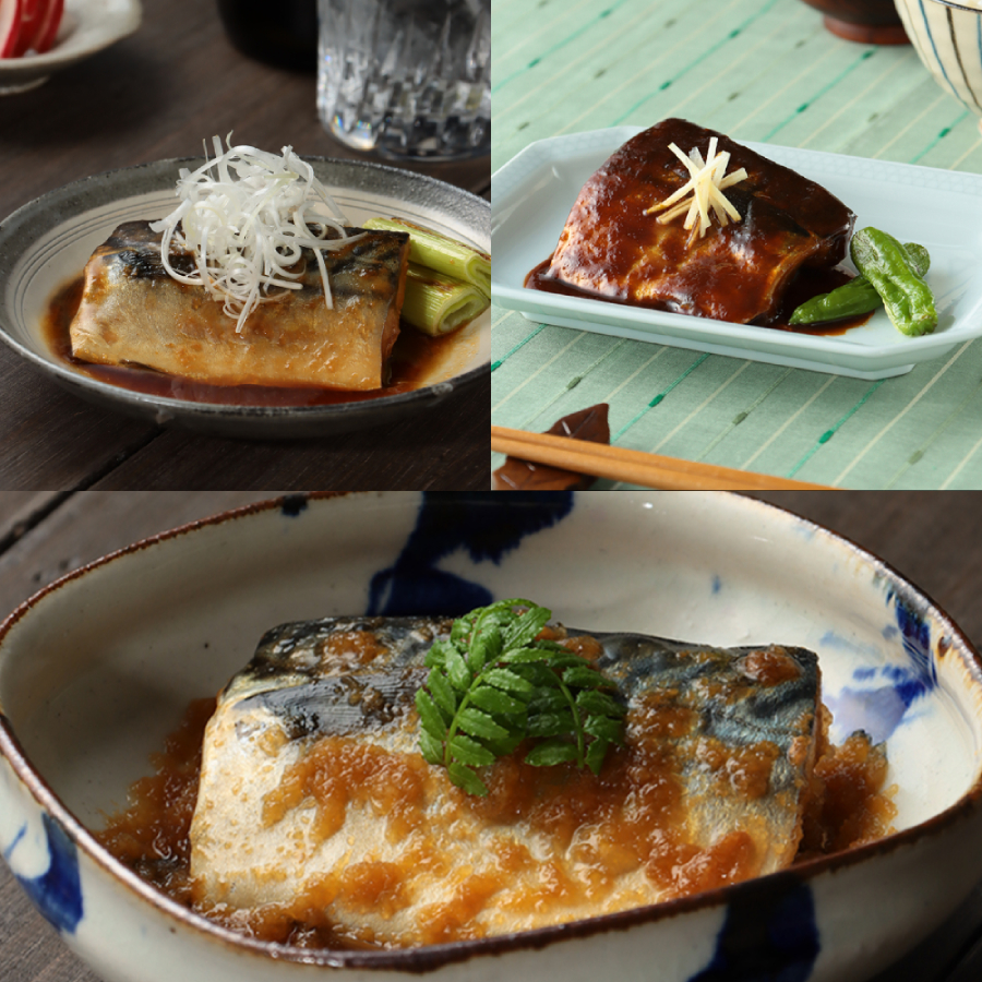 ＜けんこう村＞さば煮付3種9Pセット