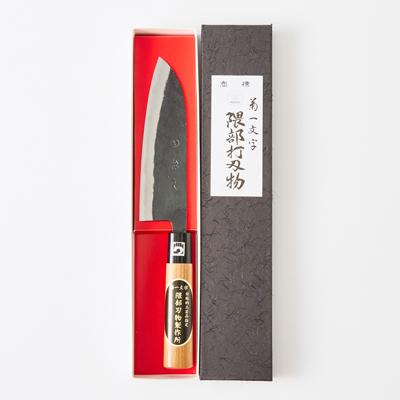 ふるさと納税 美里町 【隈部刃物製作所】熊本県伝統工芸品認定 鉄製三徳包丁 |  | 01