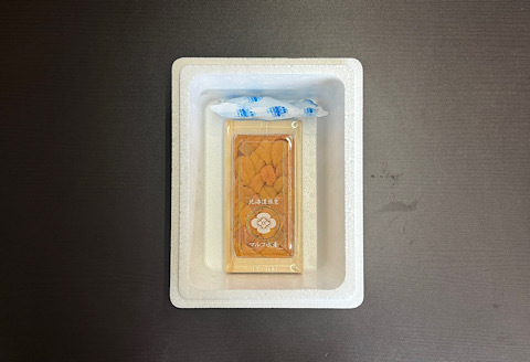 エゾバフンウニ(黄色・赤)並べ詰め100g×1折 B-89009