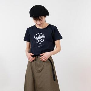《1》【KEYMEMORY 鎌倉】キャスケットイラストTシャツ NAVY