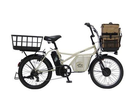 【ふるさと納税】 完成品 ペット乗せ 電動自転車 ミニベロ eカーゴバイク ペットポーター GRC-515L-PET 20インチ OGK 電動アシスト自転車 シマノ製外装7段変速【本体：マットベージュ