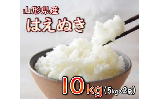 
            はえぬき 精米 10kg（5kg×2袋） 【令和6年産】 2024年11月または12月発送 山形県産 米 コメ こめ F3S-2262
          